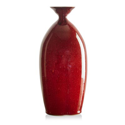 Brother Thomas Bezanson - Ceramics - Copper Red Vase