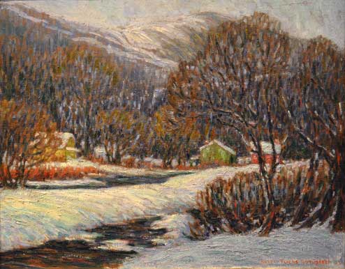 Helen Gundlach - Oil Painting - Winter in the Valley