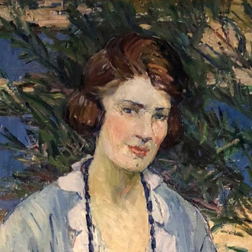 Agnes Richmond - Painting - Portrait of Lillian