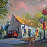 John Delaney - Oil Painting - India Street